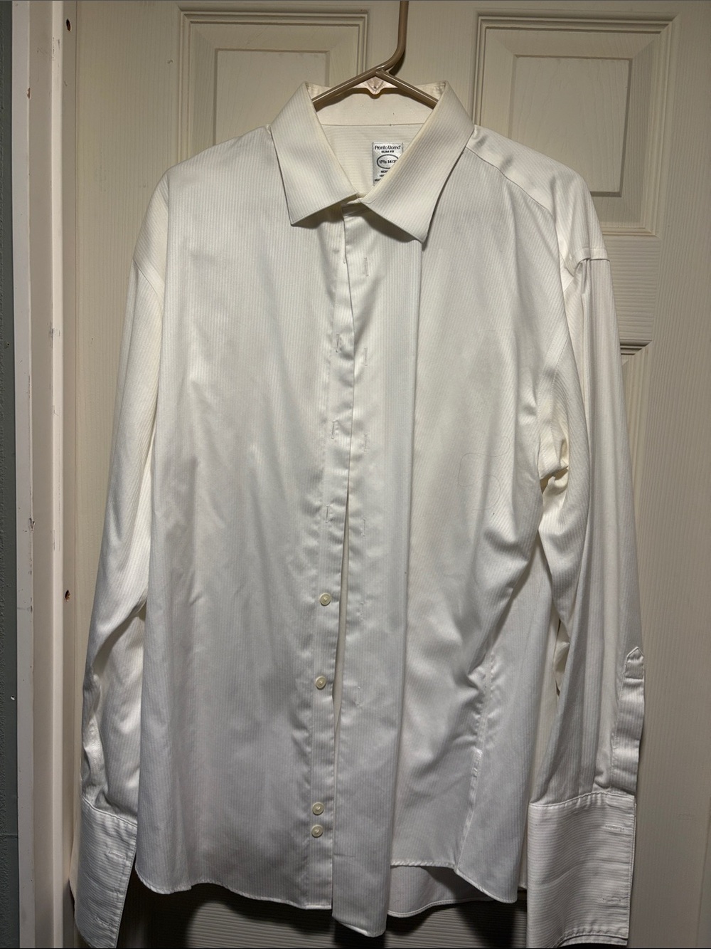 Pronto Uomo Off-White Men's Dress Shirt